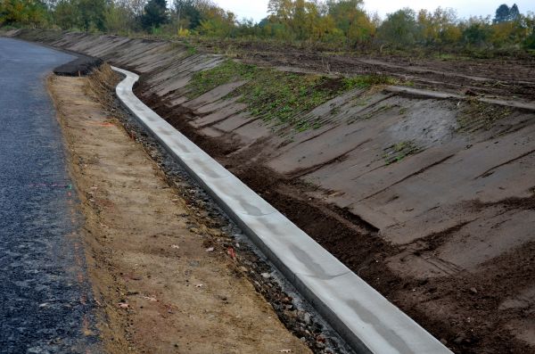 Slope Drainage Installation in West Fargo