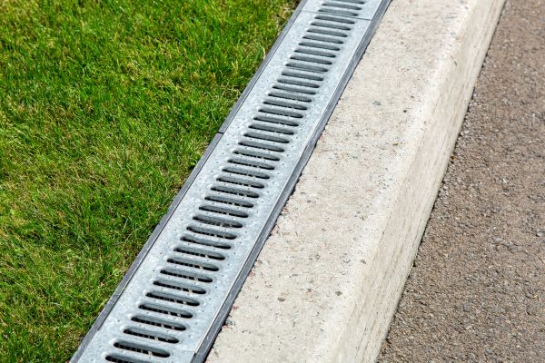 Courtyard Drain Installation in West Fargo