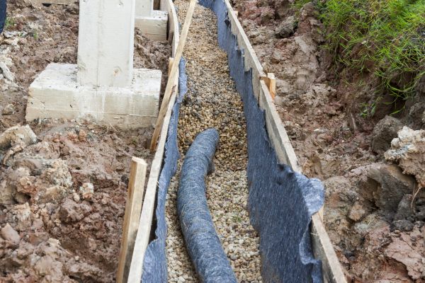 French Drain Installation in West Fargo