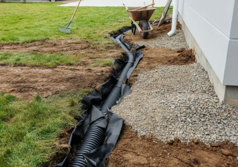 Veranda Drain Installation